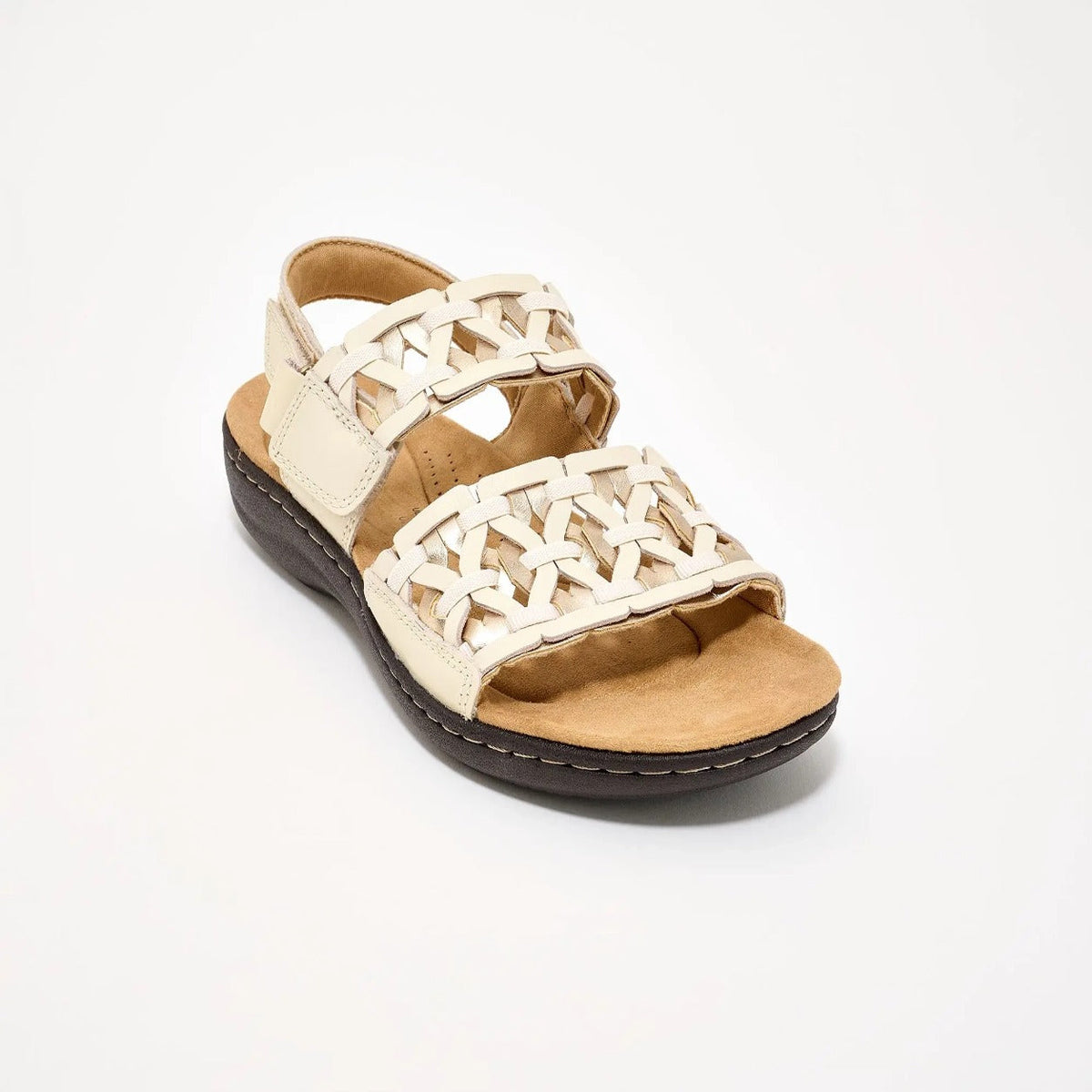 Women‘s CloudStep Leather Slide Sandals